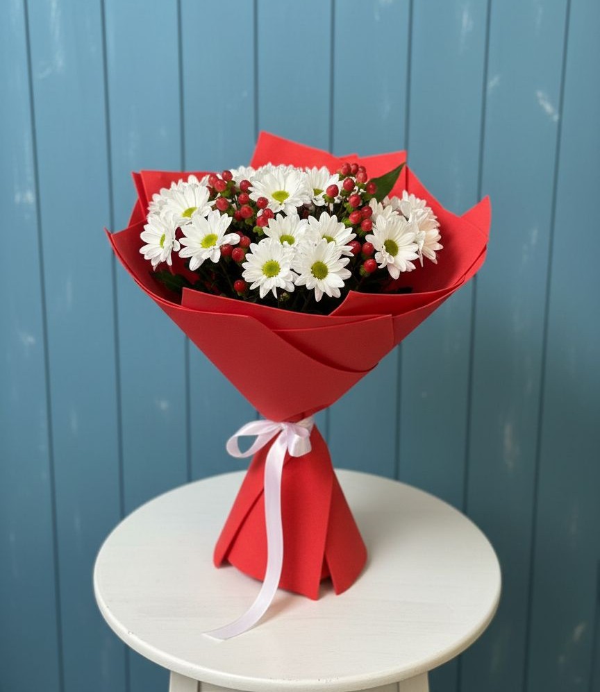 Букет цветов из: Хризантемы в Нечаевке