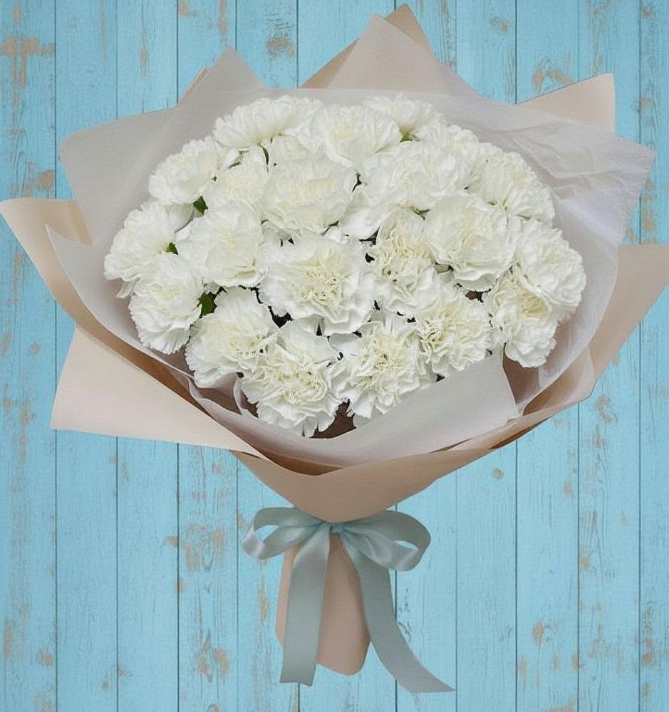 Букет цветов из: Гвоздики в Нечаевке