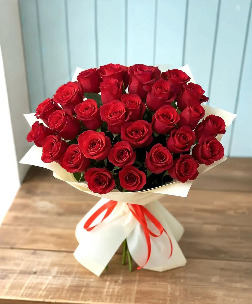Букет 29 Красных роз в Нечаевке