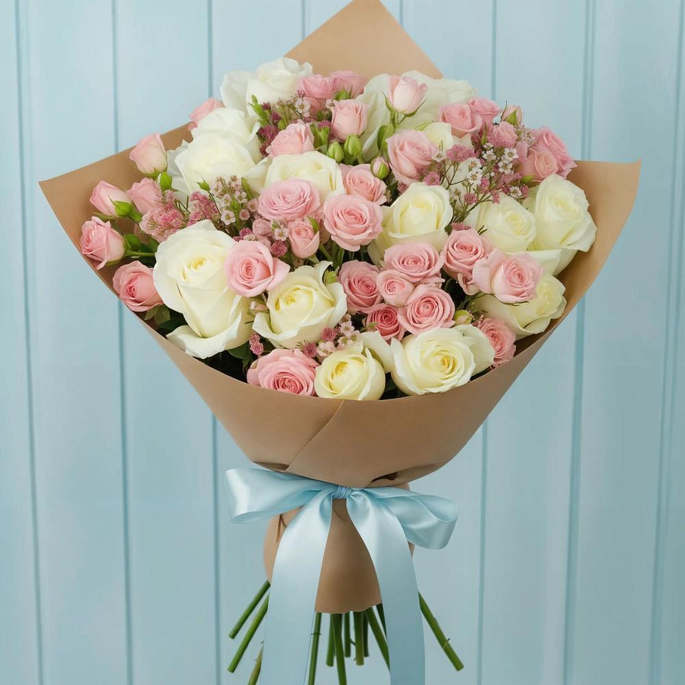 Букет цветов из: Розы в Нечаевке