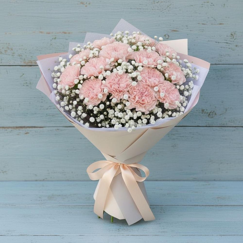 Букет цветов из: Гвоздики в Нечаевке