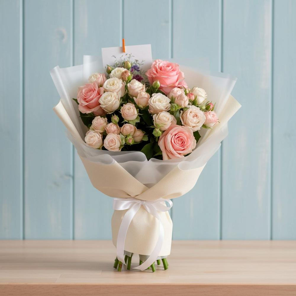 Букет цветов из: Розы в Нечаевке