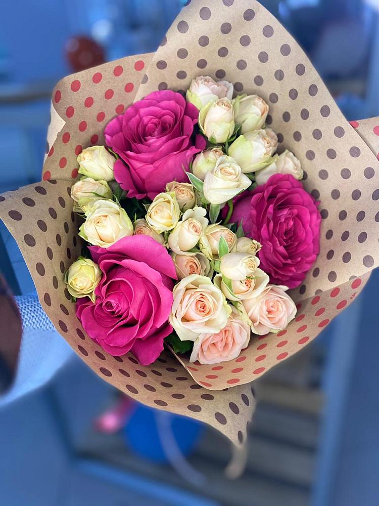 Букет цветов из: Розы в Нечаевке