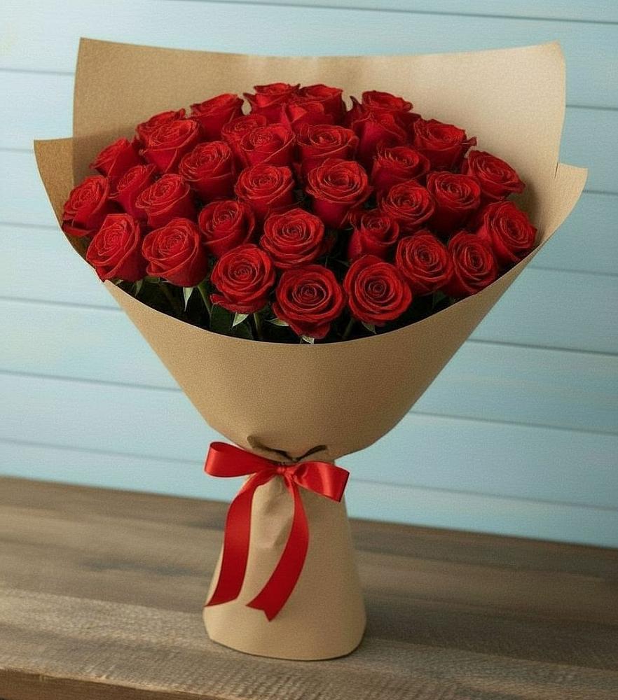 Букет Красные розы Милано в Нечаевке