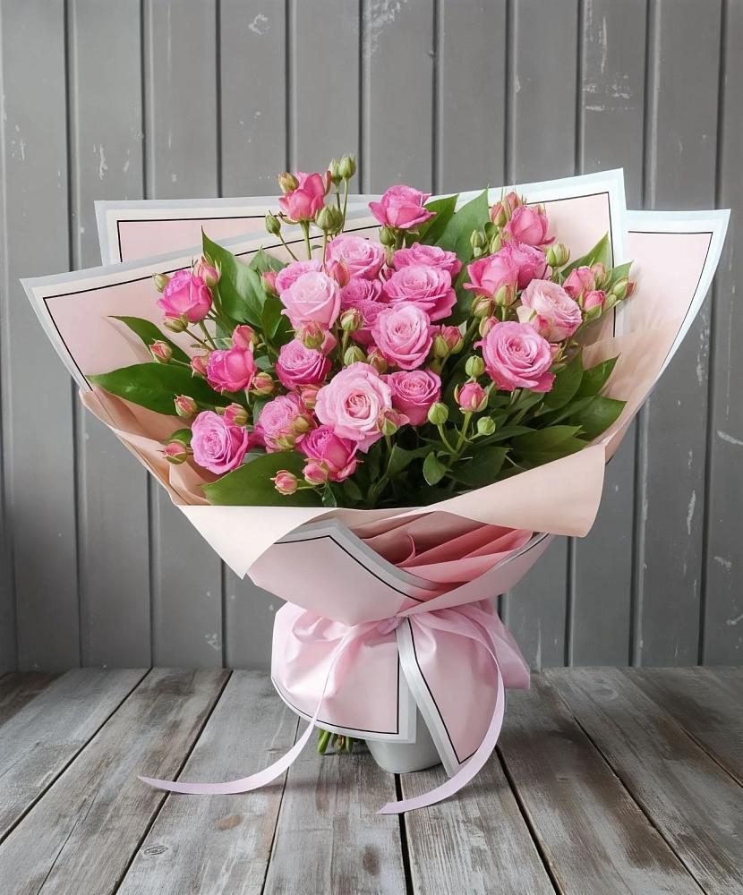 Букет Розовый кустик в Нечаевке