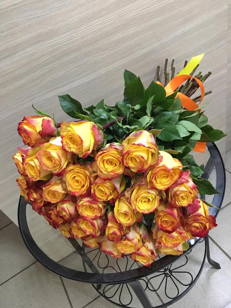 Букет Желтые розы в Нечаевке