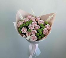 Букет цветов из:  Розы и Хризантемы в Нечаевке