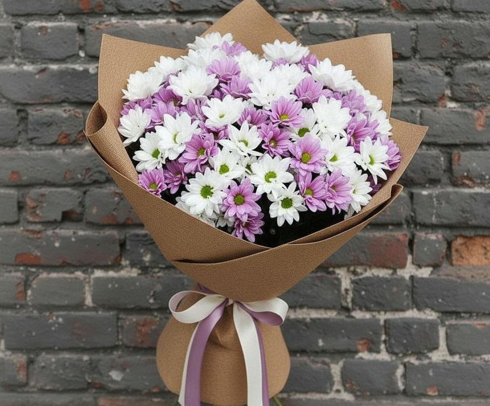 Букет цветов из: Хризантемы в Нечаевке