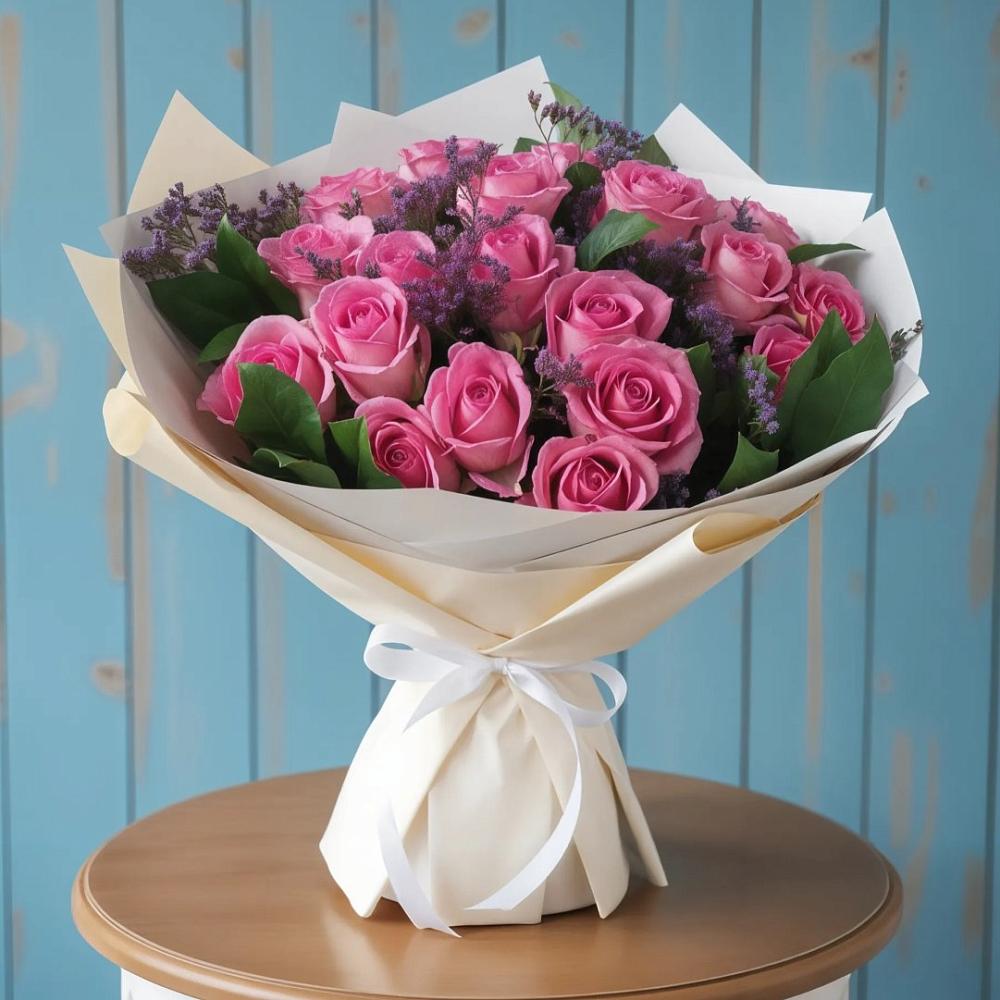 Букет цветов из: Розы в Нечаевке