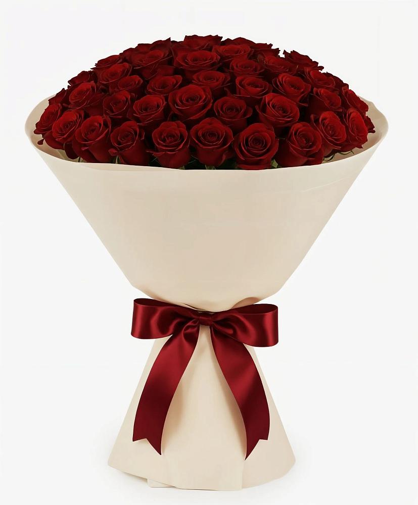 Букет 101 Бордовая роза Блэк Бакарра в Нечаевке